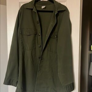 Olive Green Men's Jacket-Army